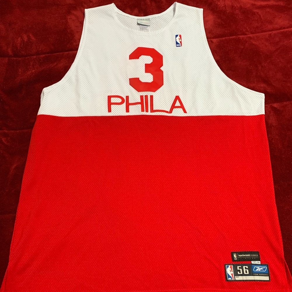 Philadelphia Sixers retro Reebok authentic Iverson jersey - Picture 1 of 4